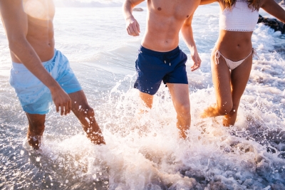 Stijlvol het water in met de eco-zwemshorts van Fighetti