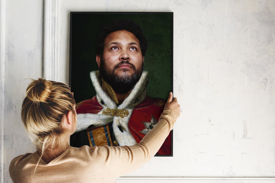 Win een persoonlijk staatsieportret - het meest geweldige idee voor aan de muur!